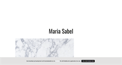 Desktop Screenshot of mariasabel.blogg.se