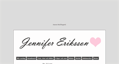 Desktop Screenshot of erikssoons.blogg.se