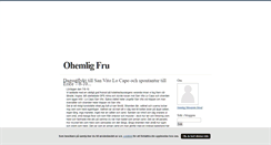 Desktop Screenshot of hemligblivandebrud.blogg.se