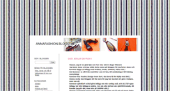 Desktop Screenshot of annafashion.blogg.se