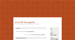 Desktop Screenshot of norrgarde.blogg.se