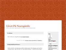 Tablet Screenshot of norrgarde.blogg.se