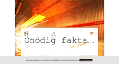 Desktop Screenshot of onodigfakta.blogg.se