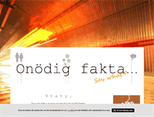 Tablet Screenshot of onodigfakta.blogg.se