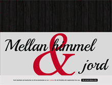 Tablet Screenshot of mellanhimmeljord.blogg.se