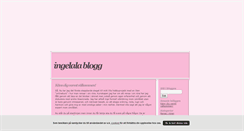 Desktop Screenshot of ingelala.blogg.se