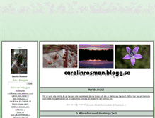Tablet Screenshot of carolinrosman.blogg.se