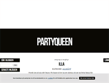Tablet Screenshot of partyqueen.blogg.se