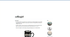 Desktop Screenshot of coffeegirl.blogg.se