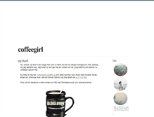 Tablet Screenshot of coffeegirl.blogg.se