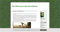 Desktop Screenshot of floraochblogg.blogg.se