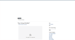 Desktop Screenshot of ann.blogg.se