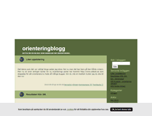 Tablet Screenshot of orienteringblogg.blogg.se