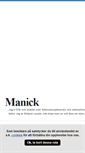 Mobile Screenshot of manick.blogg.se