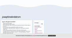 Desktop Screenshot of josephinelindstrom.blogg.se