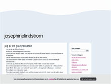 Tablet Screenshot of josephinelindstrom.blogg.se