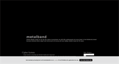 Desktop Screenshot of metalband.blogg.se