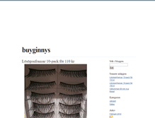 Tablet Screenshot of buyginnys.blogg.se