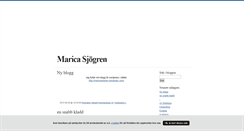 Desktop Screenshot of maricasjogren.blogg.se