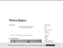 Tablet Screenshot of maricasjogren.blogg.se