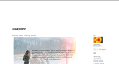 Desktop Screenshot of carrew.blogg.se