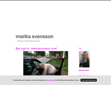 Tablet Screenshot of marikasvensson.blogg.se