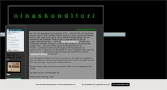 Desktop Screenshot of ninaskonditori.blogg.se