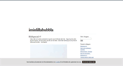 Desktop Screenshot of iminlillabubbla.blogg.se