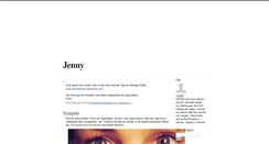 Desktop Screenshot of bergvalljenny.blogg.se