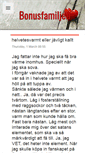 Mobile Screenshot of bonusfamiljen.blogg.se