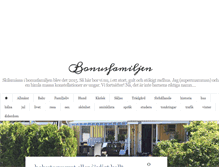 Tablet Screenshot of bonusfamiljen.blogg.se