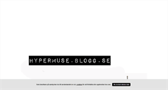 Desktop Screenshot of hypermuse.blogg.se