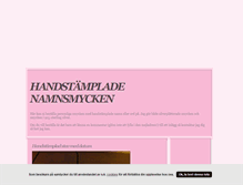 Tablet Screenshot of handstamplat.blogg.se