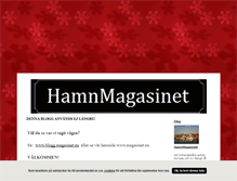 Tablet Screenshot of hamnmagasinet.blogg.se