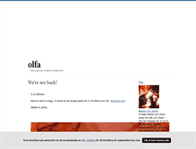 Tablet Screenshot of olfa.blogg.se