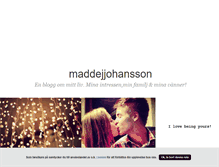 Tablet Screenshot of maddejjohansson.blogg.se