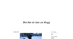 Desktop Screenshot of dethararinteenblogg.blogg.se