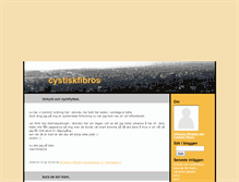 Tablet Screenshot of cystiskfibros.blogg.se