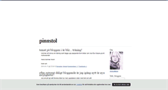 Desktop Screenshot of pinnstol.blogg.se