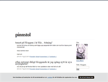 Tablet Screenshot of pinnstol.blogg.se