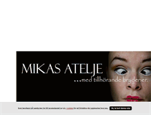 Tablet Screenshot of mikasatelje.blogg.se
