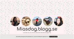 Desktop Screenshot of miasdag.blogg.se