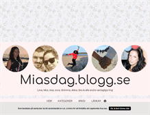 Tablet Screenshot of miasdag.blogg.se