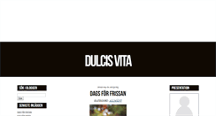 Desktop Screenshot of dulcisvita.blogg.se