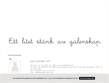 Tablet Screenshot of omodernsomjag.blogg.se