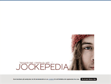 Tablet Screenshot of jockepedia.blogg.se