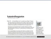 Tablet Screenshot of katastrofmagneten.blogg.se