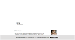 Desktop Screenshot of juliapetersson.blogg.se