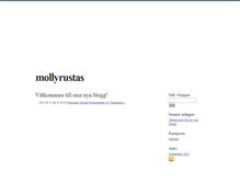 Tablet Screenshot of mollyrustas.blogg.se