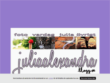 Tablet Screenshot of juliaalexandra.blogg.se